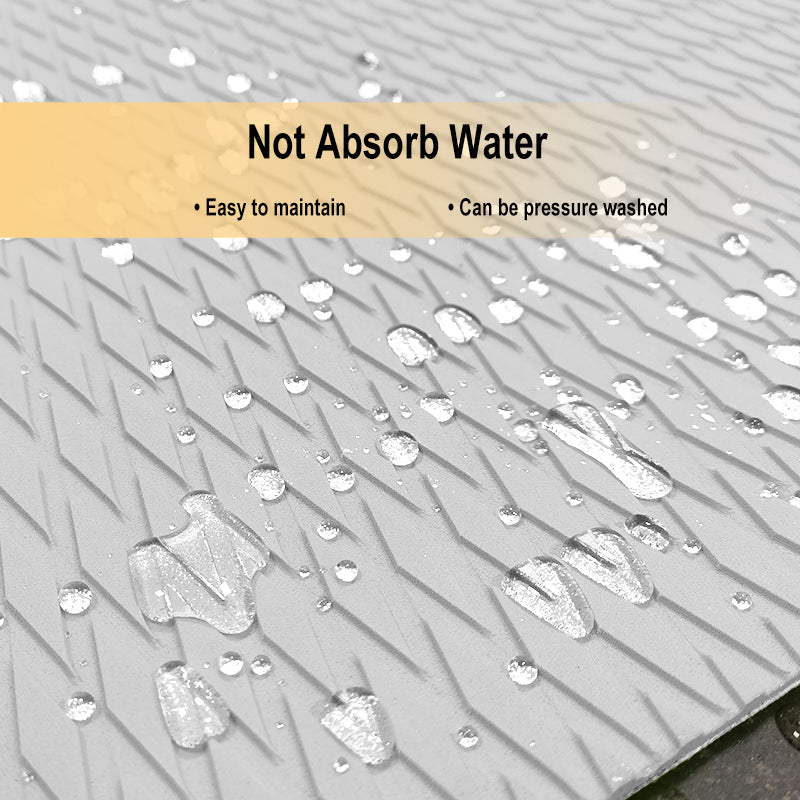 EVA Foam Sheets - Light Gray Small Diamond Boat Flooring Marine Decking HzKaiCun