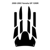 Custom Jet Ski EVA Traction Mats for 2000-2002 Yamaha GP 1200R HzKaiCun