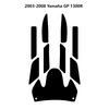 Custom Jet Ski EVA Traction Mats for 2003-2008 Yamaha GP 1300R HzKaiCun