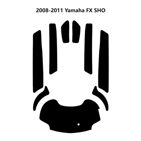 Custom 2008-2011 Yamaha FX SHO Jet Ski EVA Traction Mats HzKaiCun