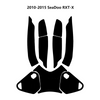 Custom Jet Ski EVA Traction Mats for 2010-2015 SeaDoo RXT-X HzKaiCun
