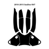 Custom Jet Ski EVA Traction Mats for 2010-2015 SeaDoo RXT HzKaiCun