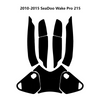 Custom Jet Ski EVA Traction Mats for 2010-2015 SeaDoo Wake Pro 215 HzKaiCun