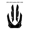 Custom Jet Ski EVA Traction Mats for 2012-2016 SeaDoo RXP-X 260 HzKaiCun