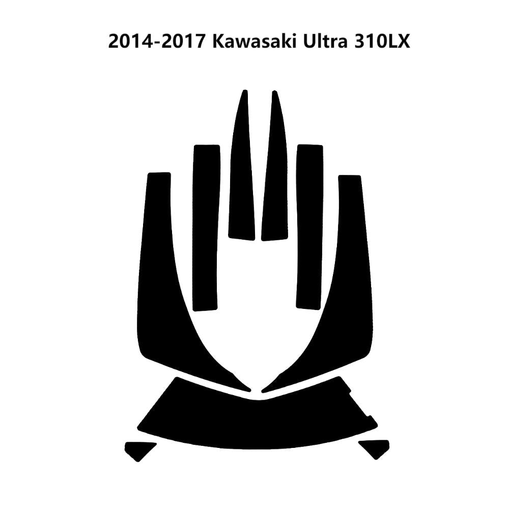 Custom Jet Ski EVA Traction Mats for 2014-2017 Kawasaki Ultra 310LX HzKaiCun