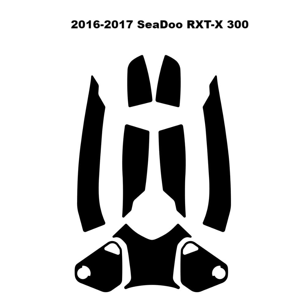 Custom 2016-2017 SeaDoo RXT-X 300 Style2 Jet Ski Traction Mat Kits