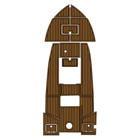 Custom "Dimora 16" EVA Foam Boat Deck Mat Marine Flooring Marine Boat Decking Yacht Pad HzKaiCun