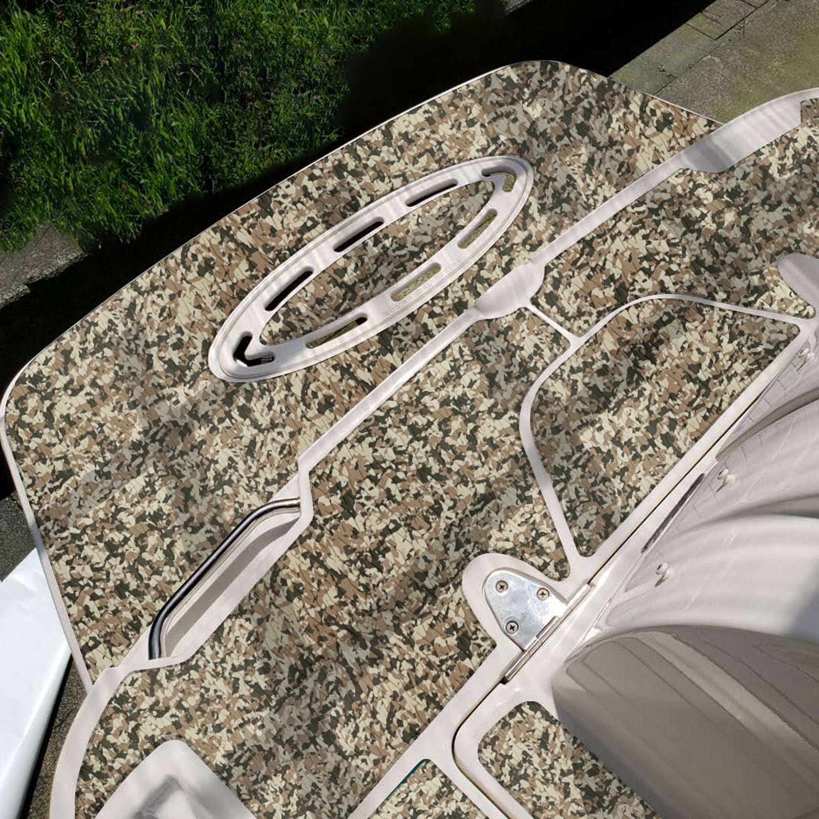 EVA Foam Sheet - Desert Camo Small Diamond Boat Flooring Marine Decking