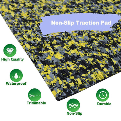 3M Self Adhesive EVA Foam Sheet - Yellow Camo Small Diamond Boat Flooring Marine Decking HzKaiCun