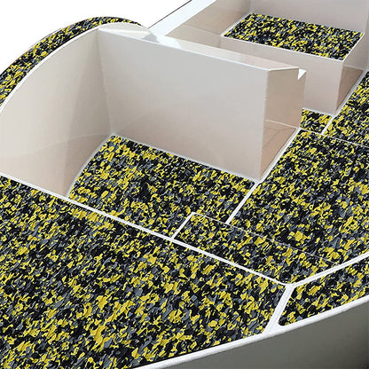 3M Self Adhesive EVA Foam Sheet - Yellow Camo Small Diamond Boat Flooring Marine Decking HzKaiCun