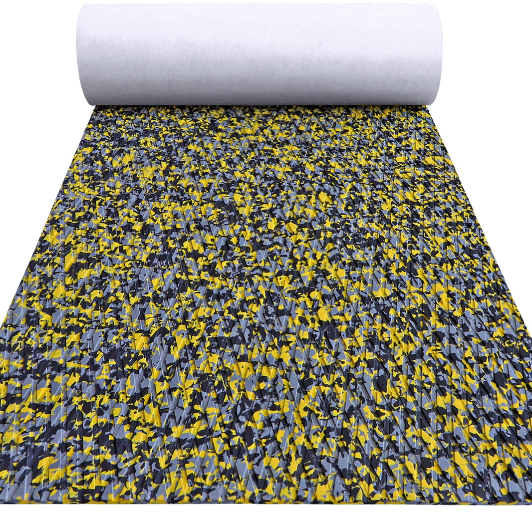 3M Self Adhesive EVA Foam Sheet - Yellow Camo Small Diamond Boat Flooring Marine Decking HzKaiCun