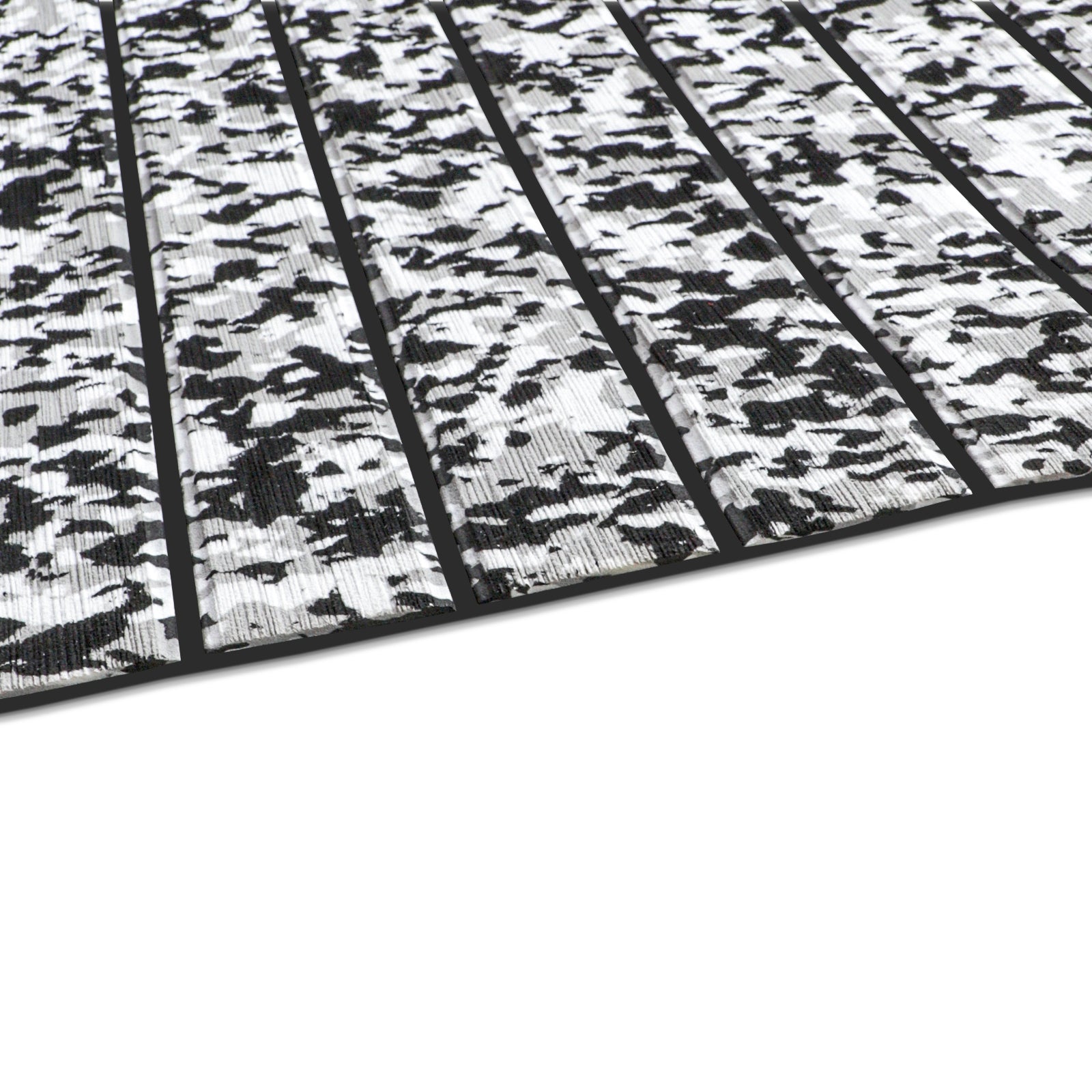 3M Self Adhesive EVA Foam Sheets - Snow Camo and Black U Groove Boat Flooring HzKaiCun