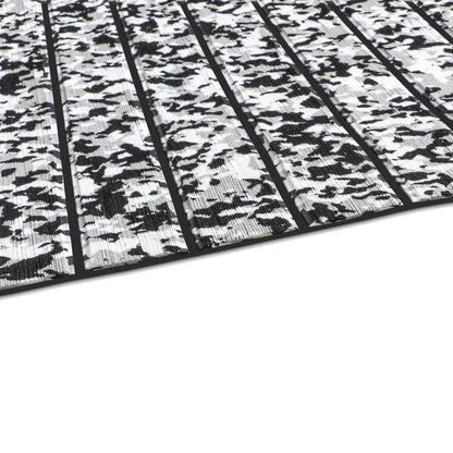 3M Self Adhesive EVA Foam Sheets - Snow Camo and Black U Groove Boat Flooring HzKaiCun