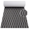 3M Self Adhesive EVA Foam Sheet - Dark Gray and White Large Diamond Boat Flooring Marine Decking