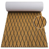 3M Self Adhesive EVA Foam Sheet - Light Brown and Black Large Diamond Boat Flooring Marine Decking
