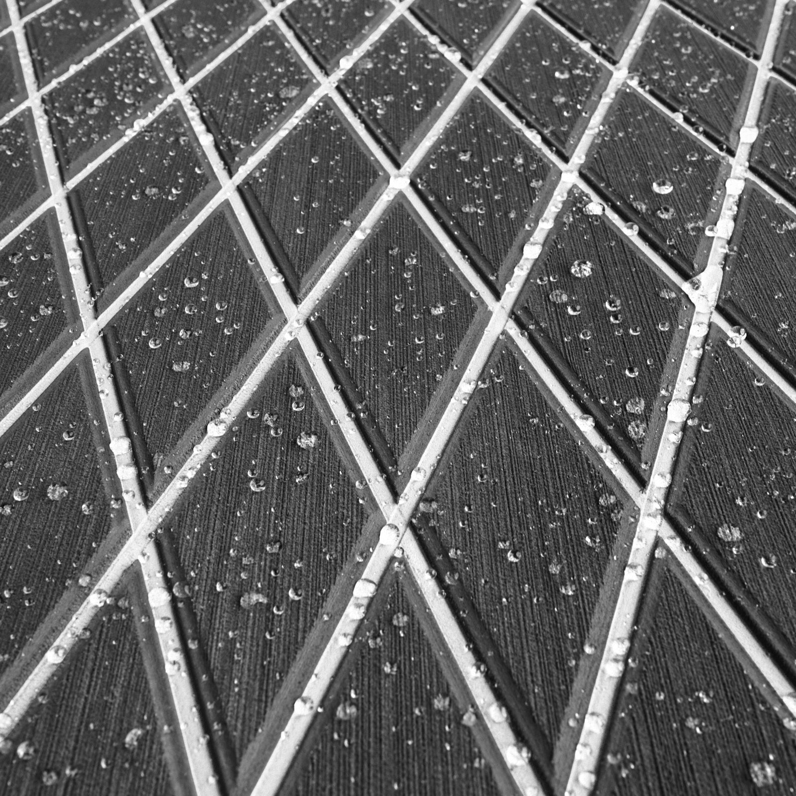 3M Self Adhesive EVA Foam Sheet - Dark Gray and White Large Diamond Boat Flooring Marine Decking