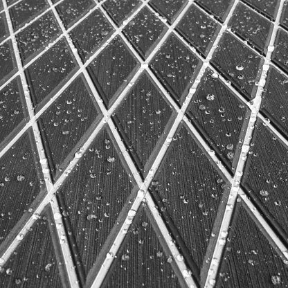 3M Self Adhesive EVA Foam Sheet - Dark Gray and White Large Diamond Boat Flooring Marine Decking HzKaiCun