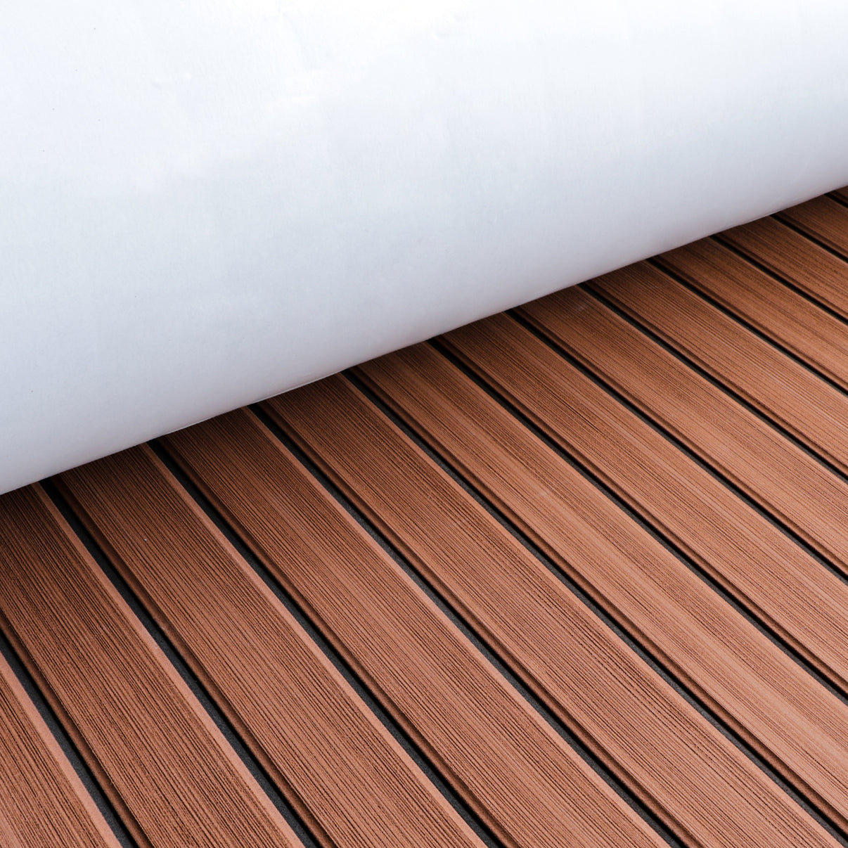 3M Self Adhesive EVA Foam Sheets - Dark Brown and Black Faux Teak U Groove Boat Flooring HzKaiCun
