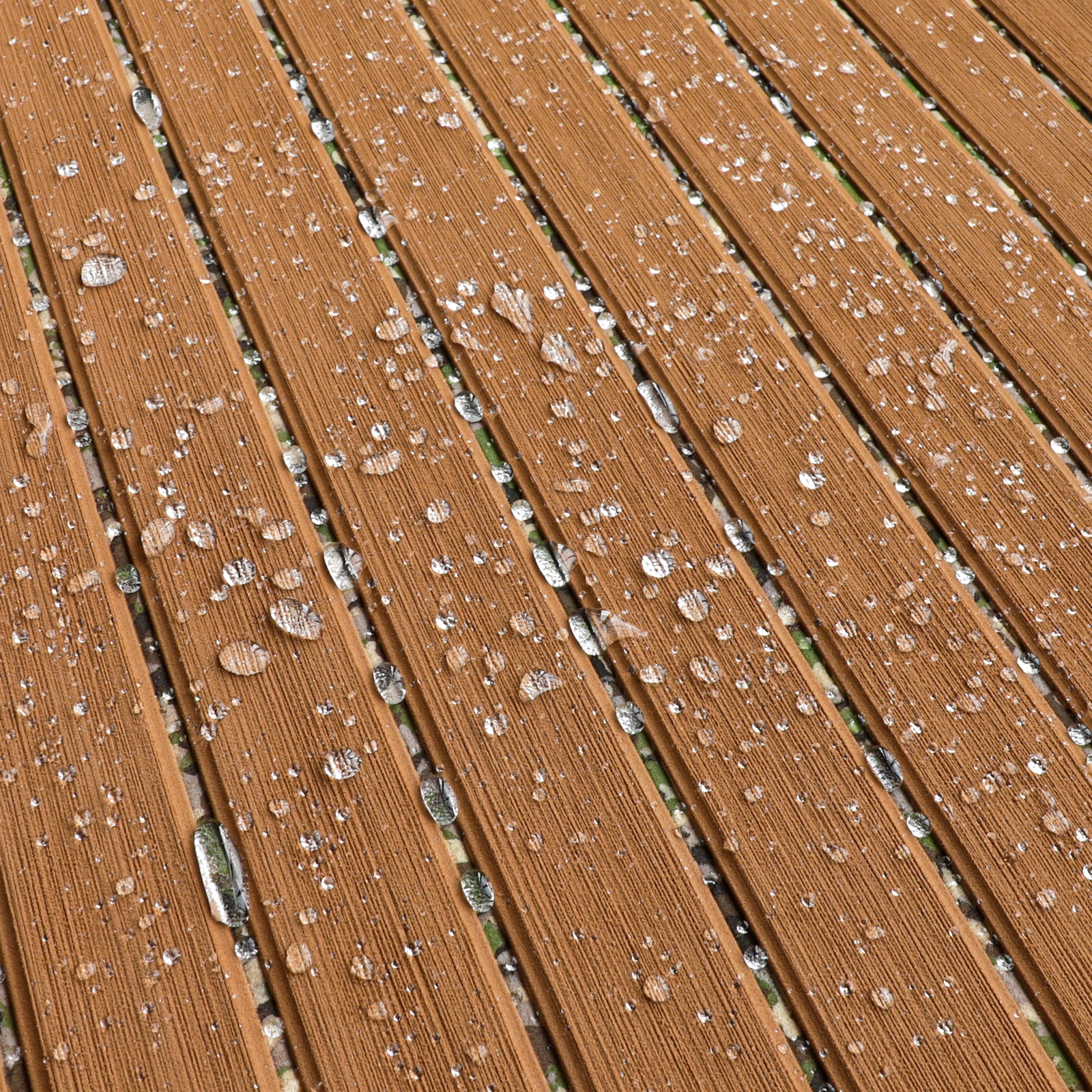 3M Self Adhesive EVA Foam Sheets - Light Brown and Forest Camo Faux Teak U Groove Boat Flooring