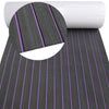 3M Self Adhesive EVA Foam Sheets - Dark Gray and Purple H Groove Boat Flooring