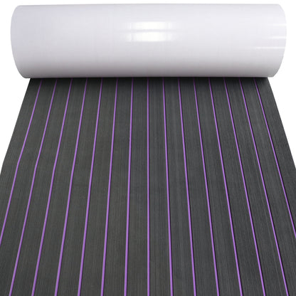 3M Self Adhesive EVA Foam Sheets - Dark Gray and Purple H Groove Boat Flooring HzKaiCun