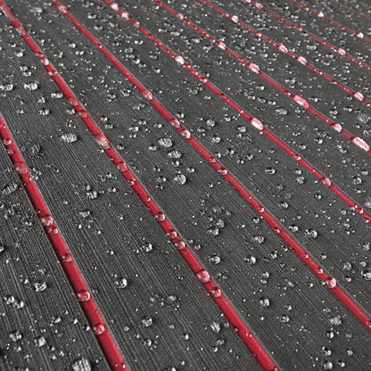 3M Self Adhesive EVA Foam Sheets - Dark Gray and Red H Groove Boat Flooring HzKaiCun