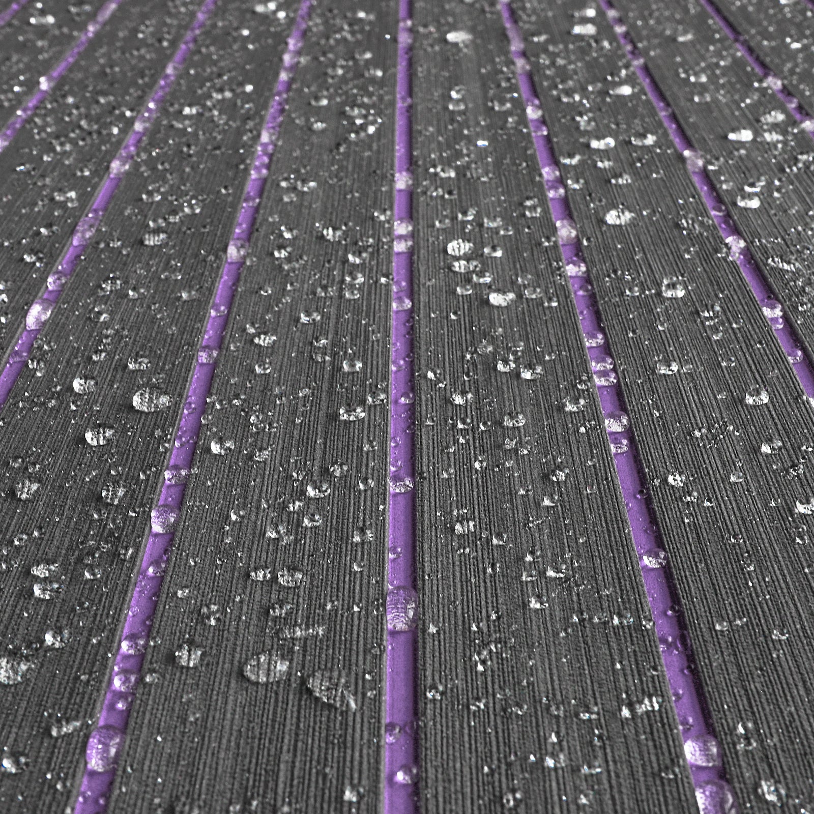 3M Self Adhesive EVA Foam Sheets - Dark Gray and Purple H Groove Boat Flooring
