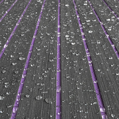 3M Self Adhesive EVA Foam Sheets - Dark Gray and Purple H Groove Boat Flooring HzKaiCun