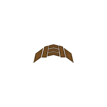 Custom "Moomba Makai(2021)" EVA Foam Boat Deck Mat Marine Flooring Marine Boat Decking Yacht Pad HzKaiCun