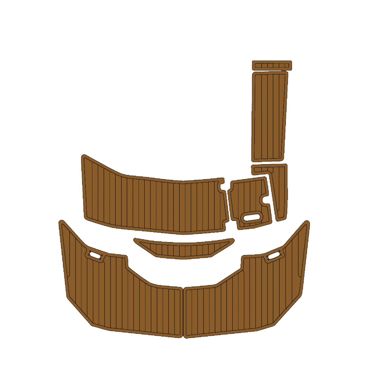 Custom "Regal 2220 Fasdeck" EVA Foam Boat Deck Mat Marine Flooring Marine Boat Decking Yacht Pad HzKaiCun