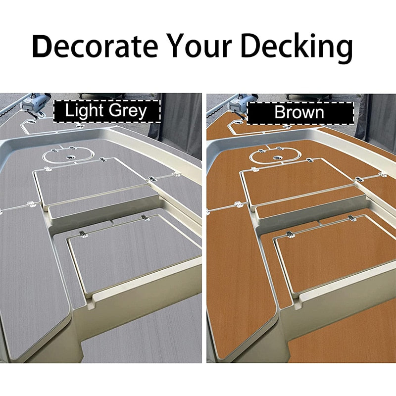 3M Self Adhesive EVA Foam Sheets - Brown Brushed Boat Flooring Marine Decking HzKaiCun