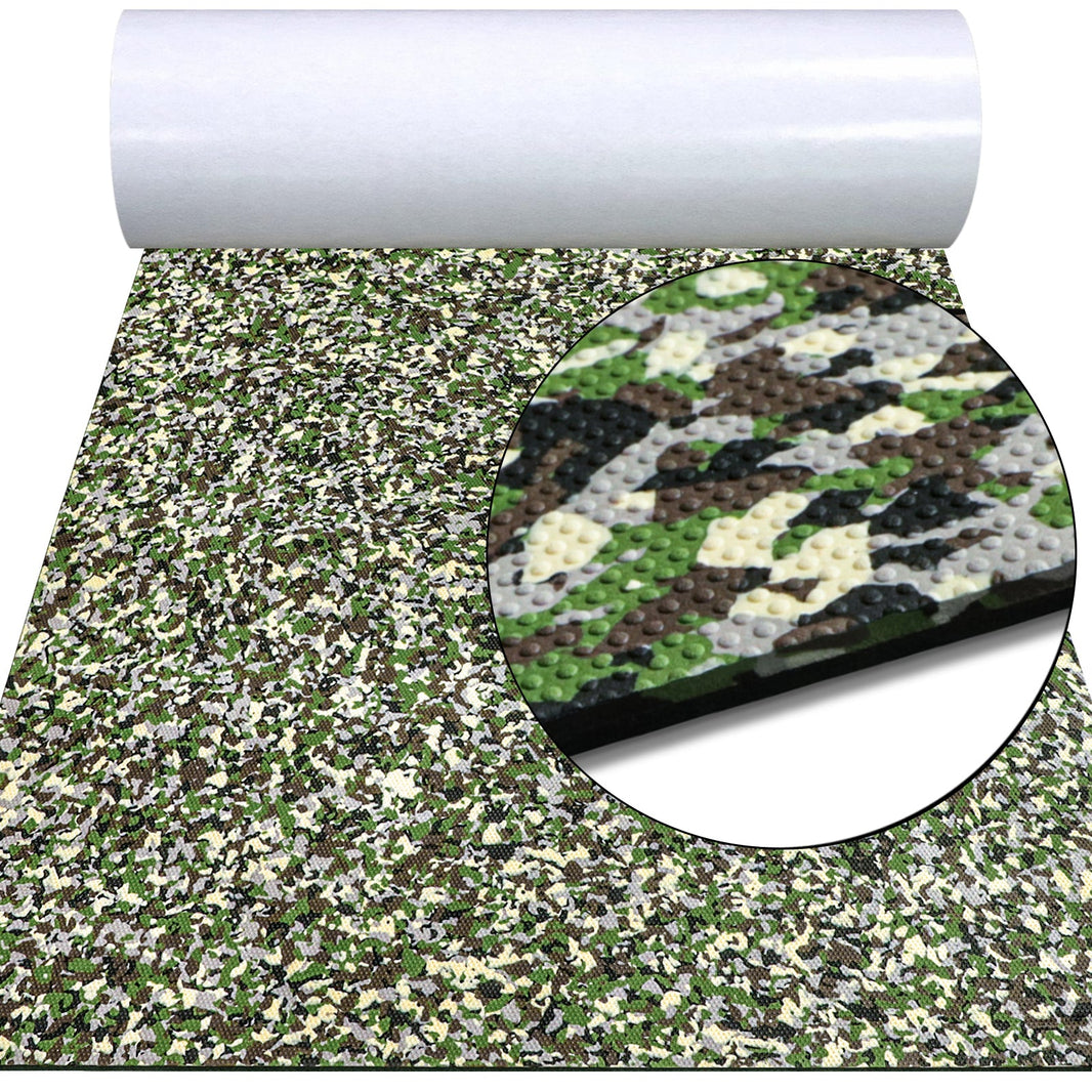3M Self Adhesive EVA Foam Sheets - Forest Camo Hot Pressed Dots Boat Mat Marine Decking HzKaiCun