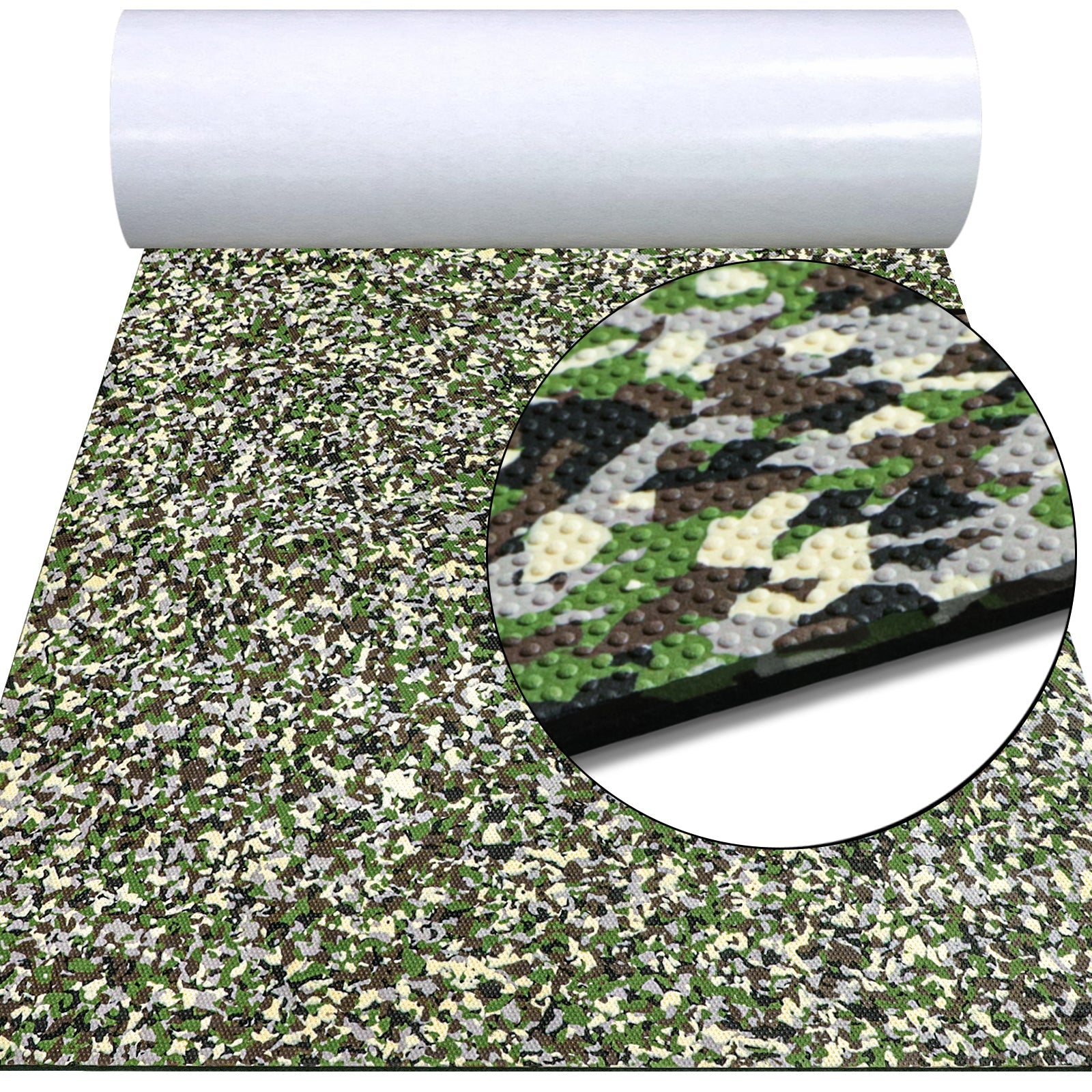 3M Self Adhesive EVA Foam Sheets - Forest Camo Hot Pressed Dots Boat Mat Marine Decking HzKaiCun