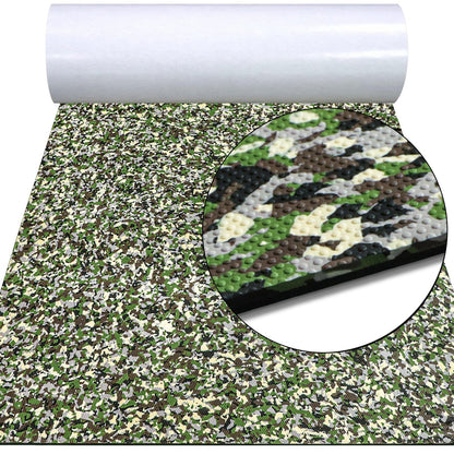 3M Self Adhesive EVA Foam Sheets - Forest Camo Hot Pressed Dots Boat Mat Marine Decking HzKaiCun
