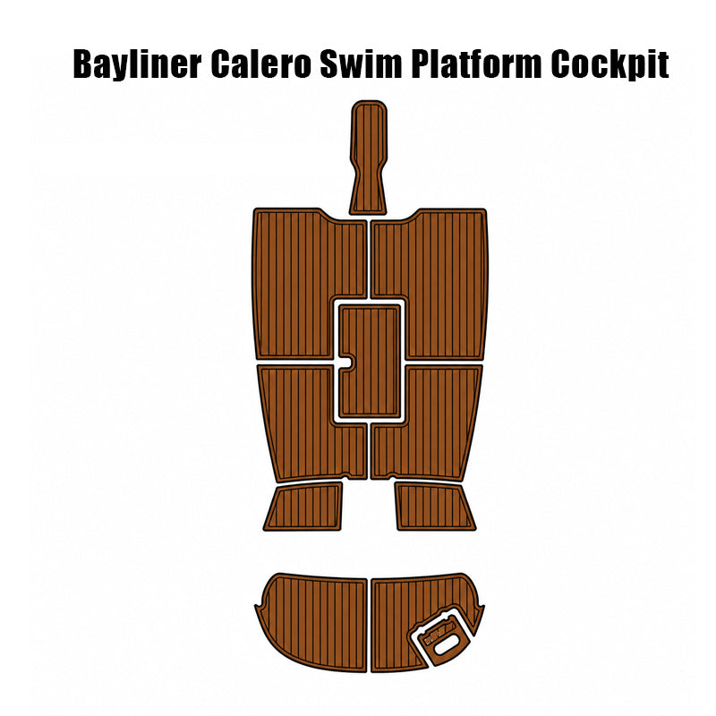 Bayliner Calero Swim Platform & Cockpit EVA Foam Boat Flooring HzKaiCun