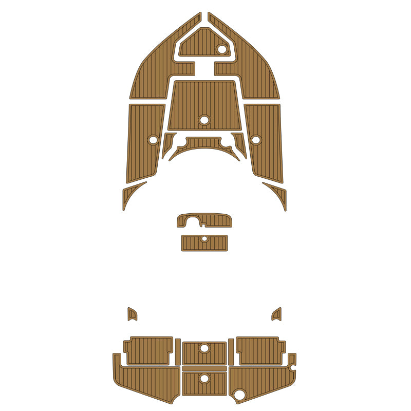 Custom "2018 Epic 21 SC" EVA Foam Boat Deck Mat Marine Flooring Marine Boat Decking Yacht Pad HzKaiCun