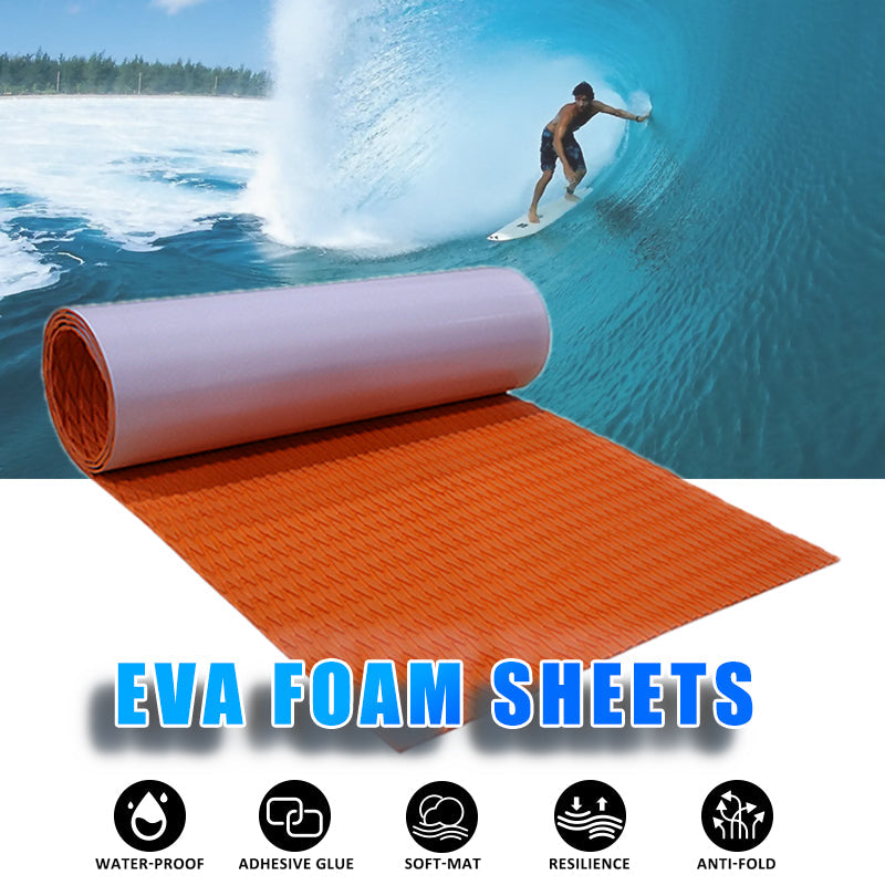 EVA Foam Sheets - Orange Small Diamond Boat Flooring Marine Decking HzKaiCun