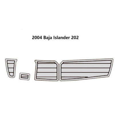 2004 Baja Islander 202 Swim Platform EVA Foam Deck Mat | Custom Teak Boat Flooring Pad HzKaiCun