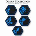 EVA Dice Rolling Mats – 5-Piece Set, 12" Hexagon Mats for Family Game Night HzKaiCun