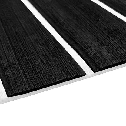 3M Self Adhesive EVA Foam Sheets - Black and White U Groove Boat Flooring HzKaiCun