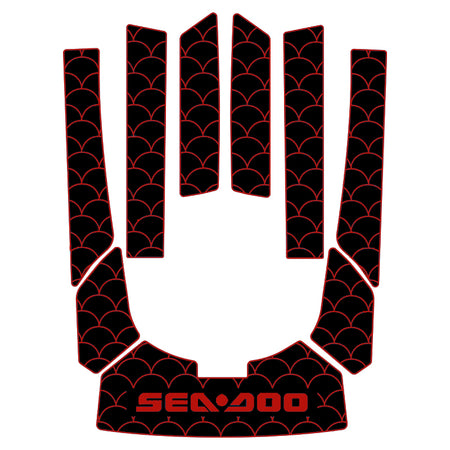 Custom 1997-2000 SeaDoo GTL Jet Ski EVA Traction Mats HzKaiCun