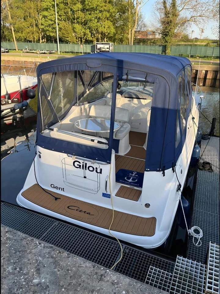 Custom Waterproof UV Resistant Anti-Skid EVA Teak Deck Flooring Mat SeaDek MarineMat Gatorstep Style Compatible with 2001 Bayliner 2655 Boat HzKaiCun